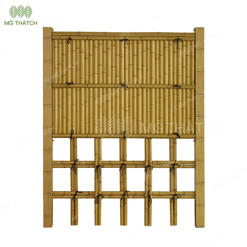 synthetic bamboo fence weather resistant design