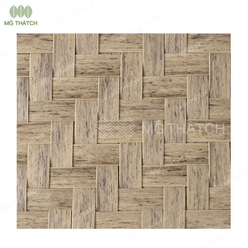 synthetic bamboo woven mat ceiling design