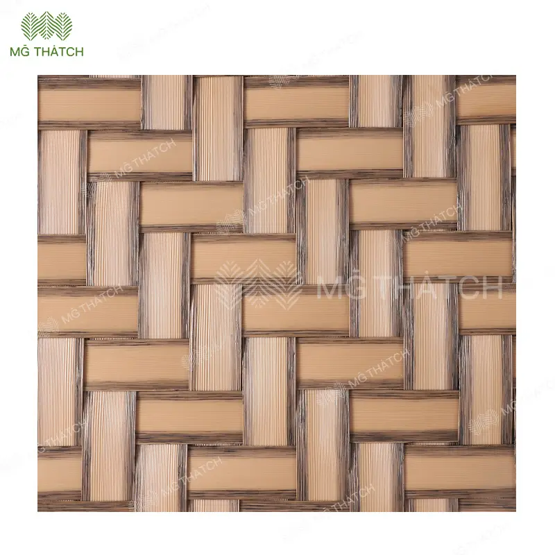 bamboo woven mat porch decoration