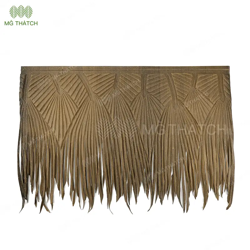 Long-Lasting Synthetic Roof Thatch – Ideal for Tropical and Coastal Areas