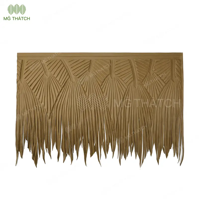 Durable Synthetic Palm Roof Solution for Renovation