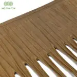 synthetic palm thatch roof material-detail